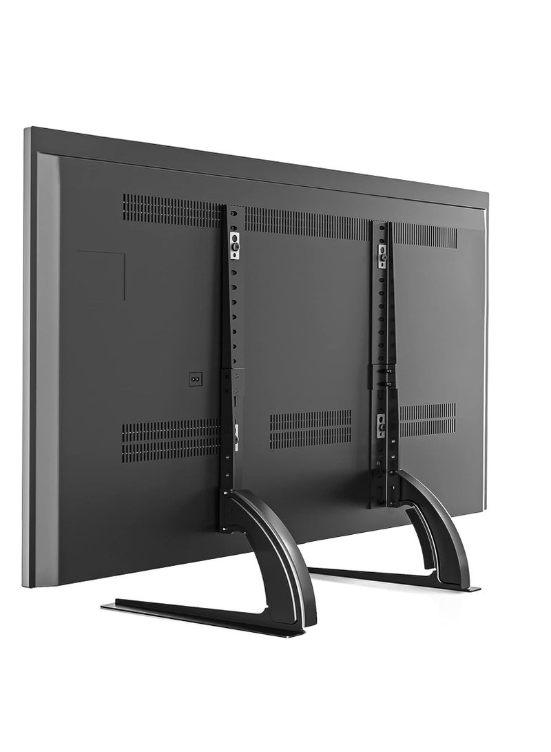 ELTRAZONE 5Rcom TV Stand Mount, Universal TV Stand Tabletop for 22 to 65 inch Plasma LCD LED Flat Screen TVs, TV Legs, Holds up to 88lbs, Max VESA 800 x 500mm, Height Adjustable TV Base, TV Stand - Image 1