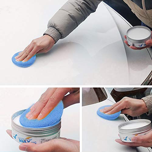 Fasmov Microfiber Applicator Pads Wax Applicator, 20 Pack Foam Applicator Pads Car Wash Sponge, Buffing & Detail Polishing Foam Pads for Car Cleaning and Fine Polishing (5" Diameter, Blue) - Image 4