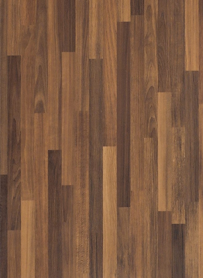 CRE8TIVE 24"x354" Brown Butcher Block Contact Paper for Countertops Peel and Stick Wood Wallpaper Shiplap Waterproof Self Adhesive Faux Wood Grain Decorative Vinyl Paper for Kitchen Cabinets Counters - Image 1