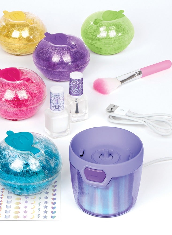 Make it Real Party Nails Glitter Nail Studio Set for Ages 8+ - Image 2