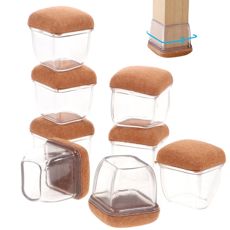 16 Pcs Furniture Covers Table Feet Covers Anti- Bottom Table Feet Pads - Image 1