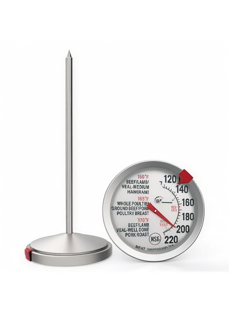 Generic - Barbecue thermometer: Probe-style metal food thermometer for kitchen baking, featuring high-precision measurement. Widely used in cooking, candy making, coffee brewing, steak grilling, roast chicken, and other scenarios—an essential kitchen gadget. - Image 1
