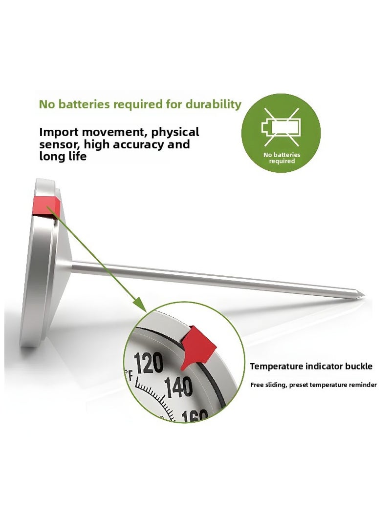 كرونايتي مقياس حرارة الباربيكيو مع مسبار: ميزان حرارة طعام دقيق متعدد الاستخدامات لأجهزة المطبخ - مثالي للشواء، الخبز، القهوة، وأكثر - Image 4