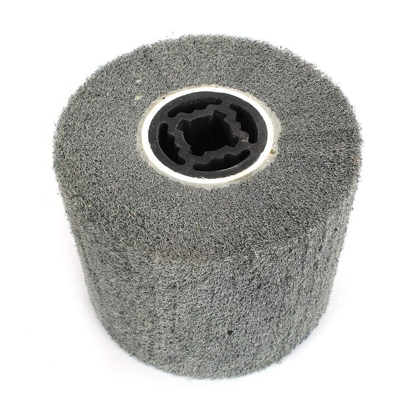 Baisiky 120x100x19mm Non-Woven Abrasive Wire Drawing Polishing Burnishing Wheel Flap Brush for Surface Treatment Stainless Steel, Aluminum, Copper, and More - 400 Grit - Image 5