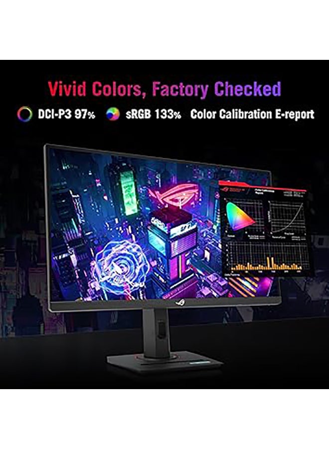 أسوس شاشة الألعاب ROG Strix مقاس 27 بوصة QHD HDR400 USB-C (XG27ACS) - 2560 × 1440، 180 هرتز، 1 مللي ثانية، IPS سريع، 133% sRGB، مزامنة ضبابية الحركة المنخفضة للغاية، متوافقة مع G-Sync، DisplayWidget، مقبس ثلاثي القوائم، ضمان لمدة 3 سنوات - Image 4