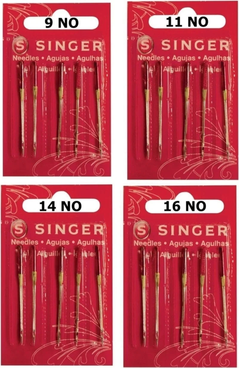 سينجر Sewing Machine Needle Set (9-11-14-16) 4