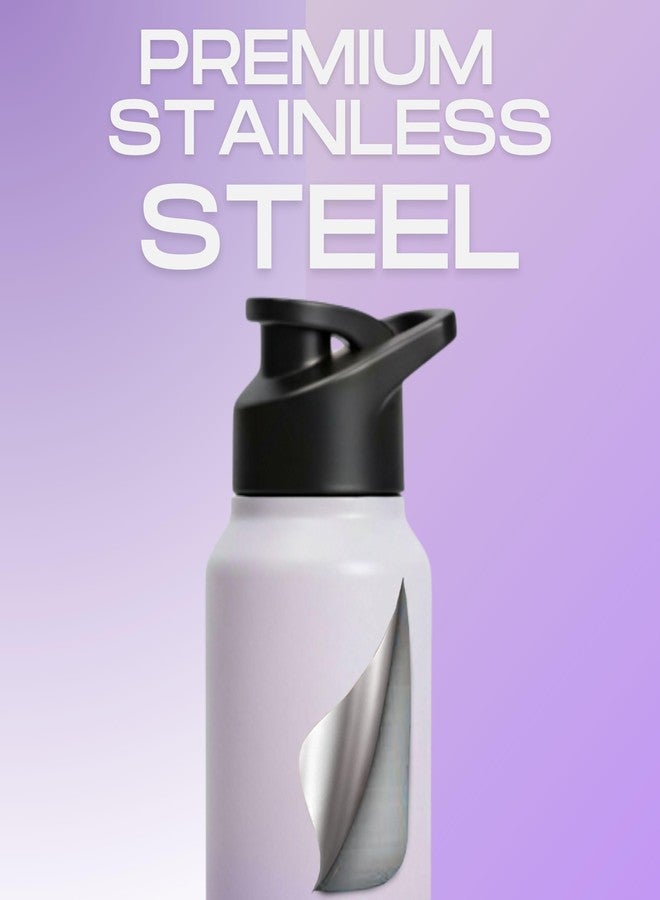 Speedex Stainless Steel Water Bottle 1 Ltr, Leak Proof Sipper Cap, BIS Approved 1000 ml Metal Bottle For Daily, Office, School, Gym, Travel Use for Men, Women, Kids, Adults, Dual Purple, Set of 1 - Image 3