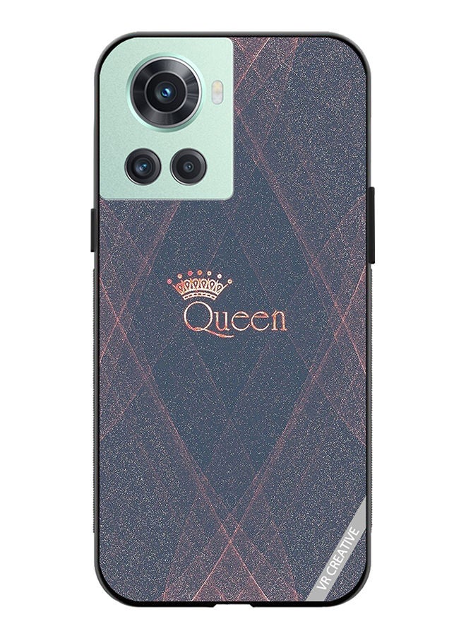 VR CREATIVE Protective Case Cover For OnePlus 10R Queen Design Multicolour - Image 1