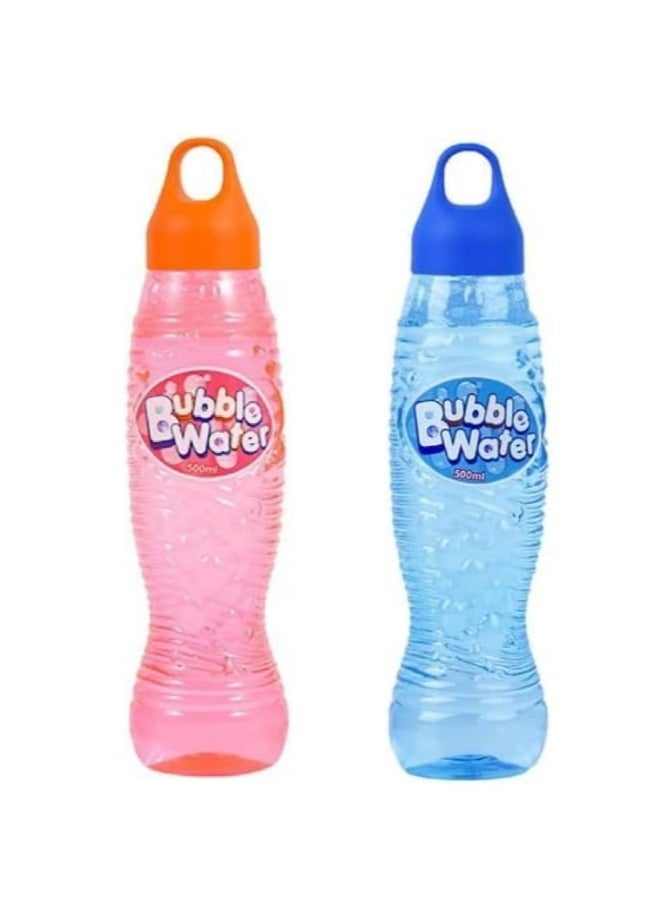 SKAFA Bubble Liquid 2 X 500 ml  | Bubble Solution Refill 1L Long Lasting | Easy Grip Box Bubble Soap Toy Safe Formula (2x500ML) - Image 2