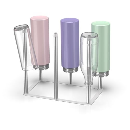 ZHMY Water Bottle Drying Rack,Stainless Steel Bottle Rack Dryer, Plastic Bag Drying Rack, Dry Rack for Bottles,Space Saving Countertop Rack for Glass,Cups, Mugs,Mason Jars and Sports Bottles - Image 1