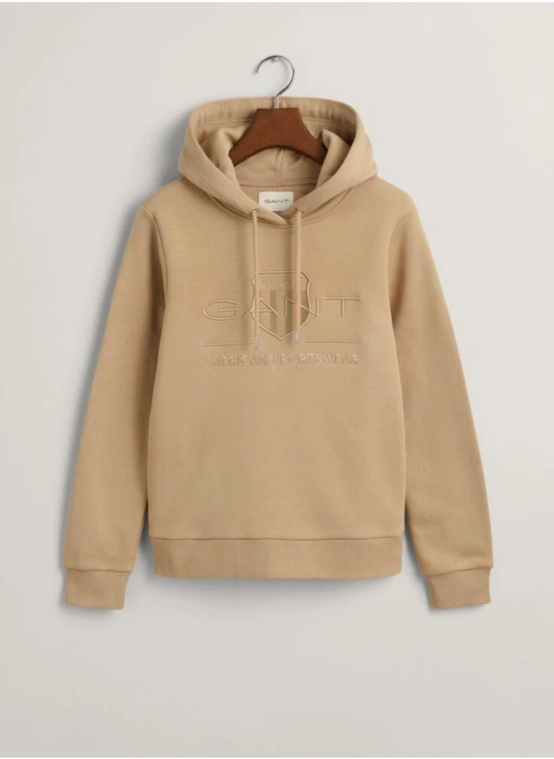 GANT Gant Tonal Shield Hoodie