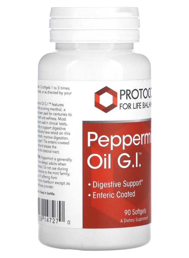 Protocol For Life Balance Peppermint Oil G.I. 90 Softgels - Image 2
