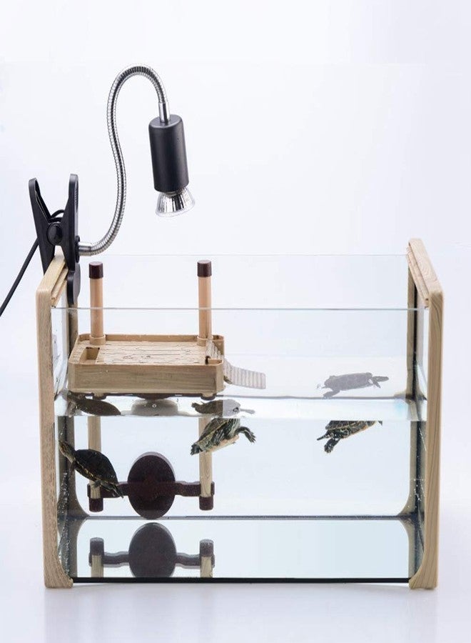 زيروديس رصيف السلاحف المستطيل العائم من زيروديس، حوض أسماك، رصيف للسلاحف، منحدر للضفادع، جزيرة عائمة للزواحف للتشمس والتسلق والاستلقاء تحت أشعة الشمس والراحة واللعب (متوسط) - Image 4