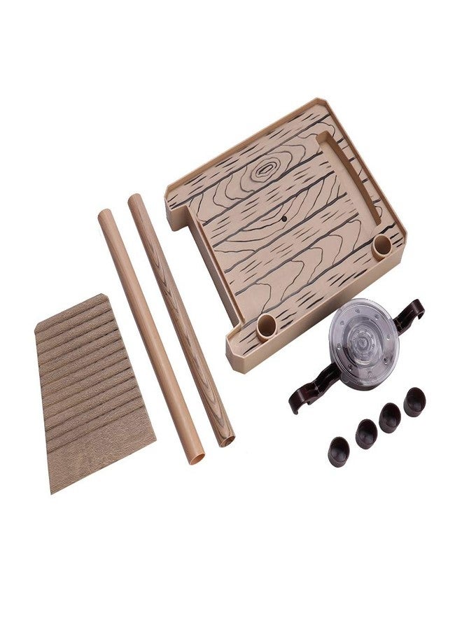 زيروديس رصيف السلاحف المستطيل العائم من زيروديس، حوض أسماك، رصيف للسلاحف، منحدر للضفادع، جزيرة عائمة للزواحف للتشمس والتسلق والاستلقاء تحت أشعة الشمس والراحة واللعب (متوسط) - Image 5