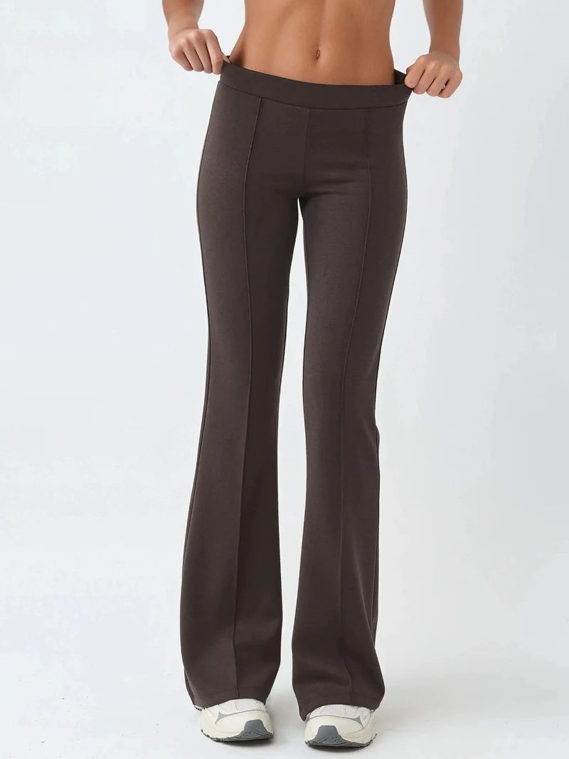 Busem BUSEM Ribbed Elastic Flare Pants