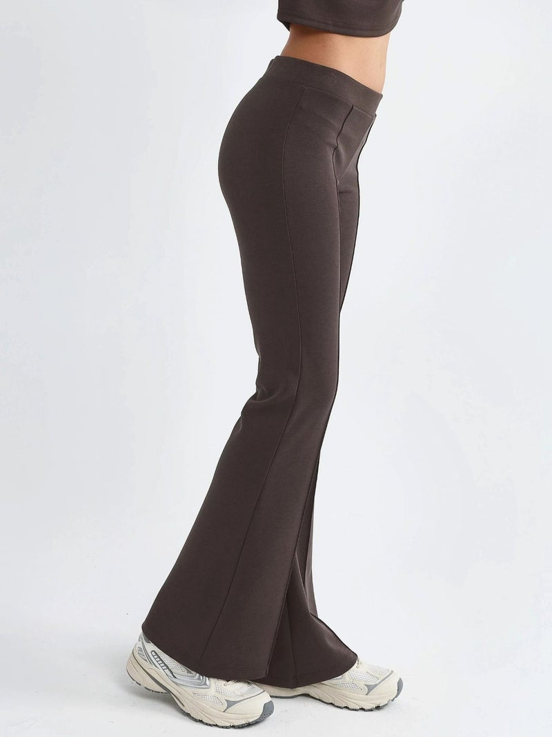 BUSEM Ribbed Elastic Flare Pants - Image 2