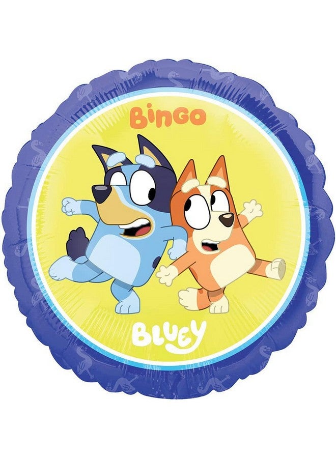 Anagram Bluey 6th Birthday Party Supplies Foil Balloon Bouquet Decorations - Image 3