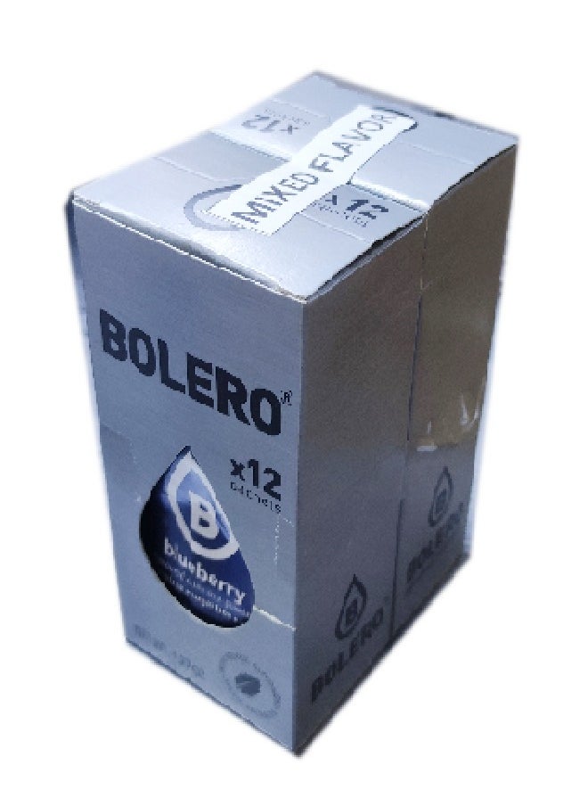 bolero Advanced Hydration Drink Packets Classic Sachets Sugar Free Water Flavoring Packets Calorie Free Powder Drink Mixed Flavor 12 X 3 Gm Pack Of 2  - Image 2