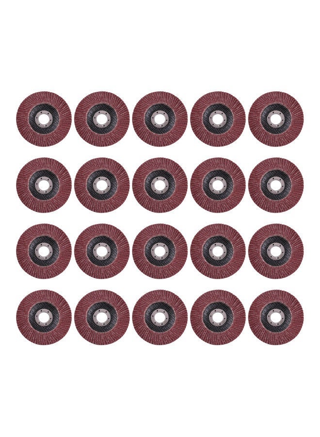 NIBEMINENT 20-Piece Grinder Wheel Brown  - Image 1