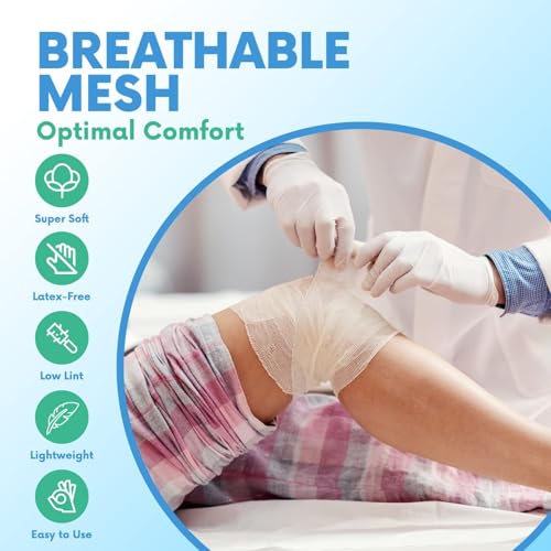 HEALQU Premium Gauze Rolls - 2' x 4.1 Yards - 24 Rolls, Individually Wrapped Conforming Stretch Gauze Bandage - Super Soft Woven Stretch Bandages for Primary Wound Dressing Support - Image 2