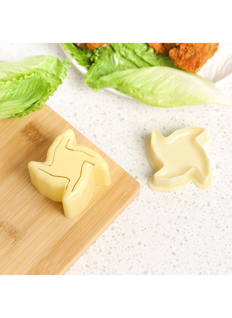 Generic - Triangle rice ball mould set Baby Children's rice ball grinding tool beige food grade DIY sushi rice ball artifact - Image 1