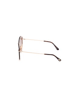 TOM FORD Women's Cat Eye Shape Metal Sunglasses FT110628G63 Lens Size: 63 Millimeter - Shiny Rose Gold  - Image 4