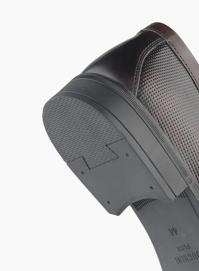 DUCHINI BROWN Men Metallic Accent Slip-On Loafers for Men | Best Price UAE