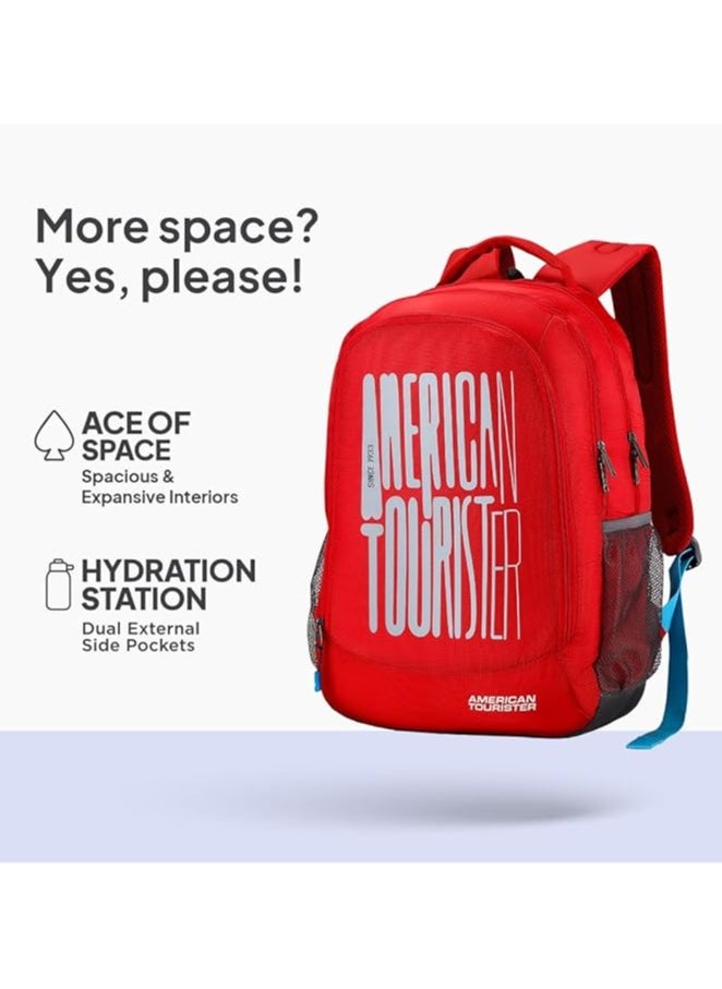 AMERICAN TOURISTER American Tourister Fizz Backpack School bag for travel with Organizer Bottle compartment water resistant backpack for Men, Women, Boys Laptop Backpack for College Gift for Men & Women  - Image 2