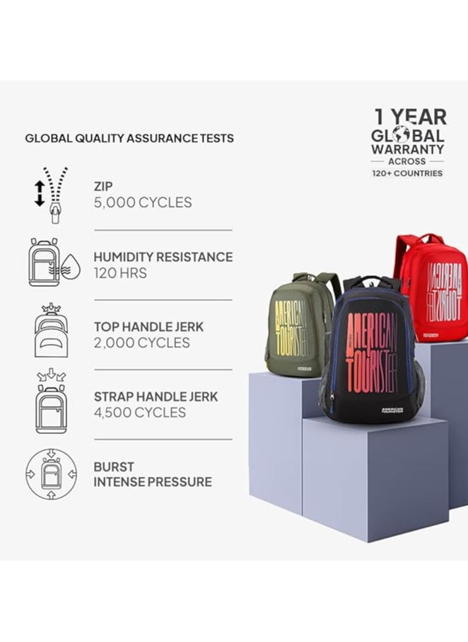 AMERICAN TOURISTER American Tourister Fizz Backpack School bag for travel with Organizer Bottle compartment water resistant backpack for Men, Women, Boys Laptop Backpack for College Gift for Men & Women  - Image 5