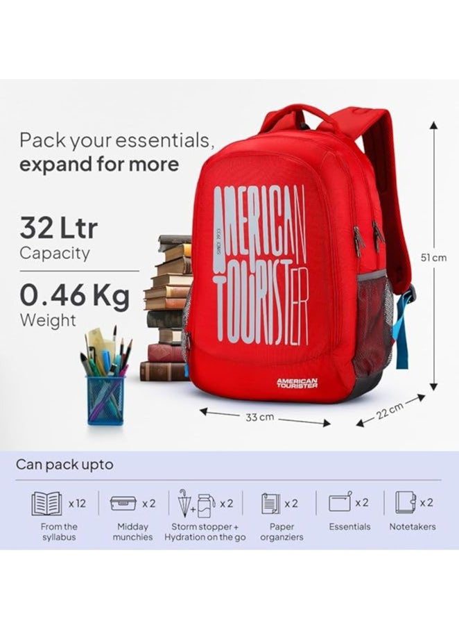 AMERICAN TOURISTER American Tourister Fizz Backpack School bag for travel with Organizer Bottle compartment water resistant backpack for Men, Women, Boys Laptop Backpack for College Gift for Men & Women  - Image 4