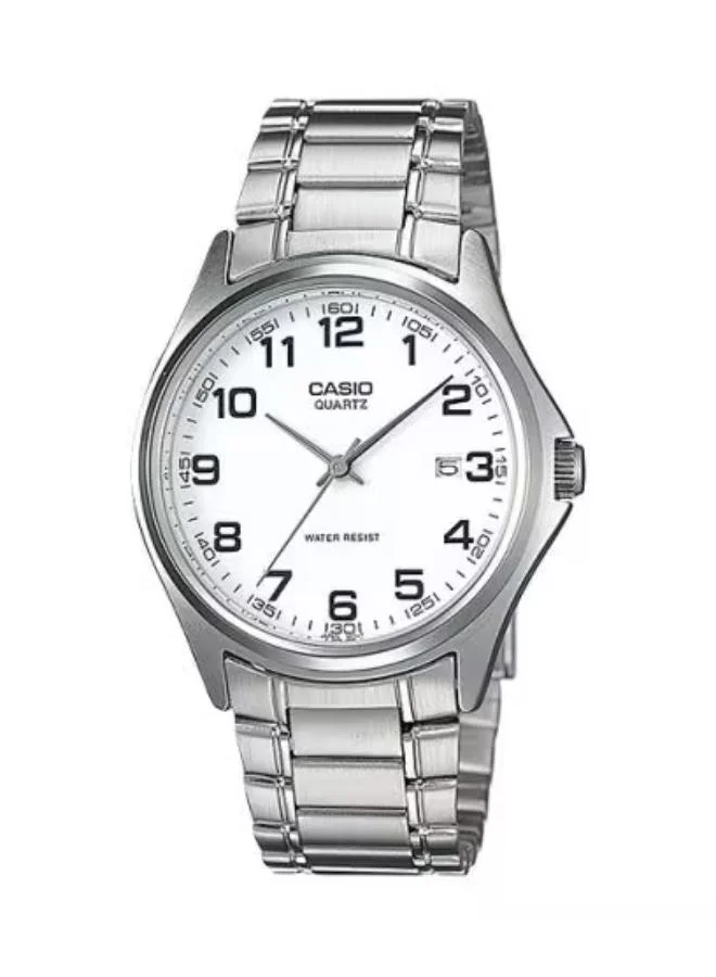 CASIO Men's Men's Analog Display Watch With Silver Stainless Steel Strap - MTP-1183A-7B