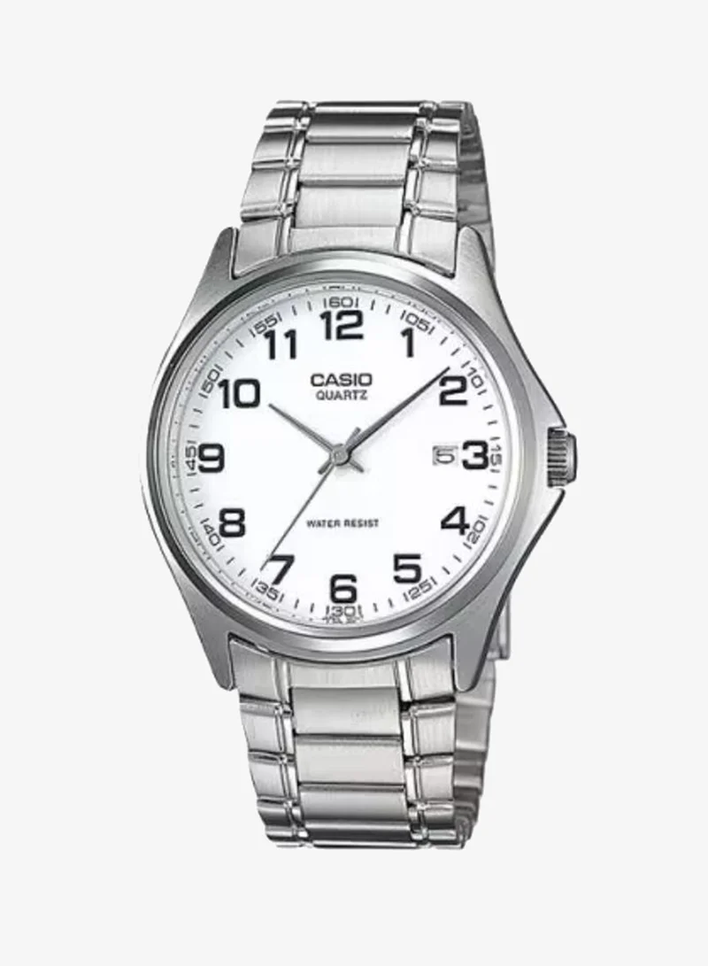 Casio Men's Analog Display Watch With Silver Stainless Steel Strap - MTP-1183A-7B
