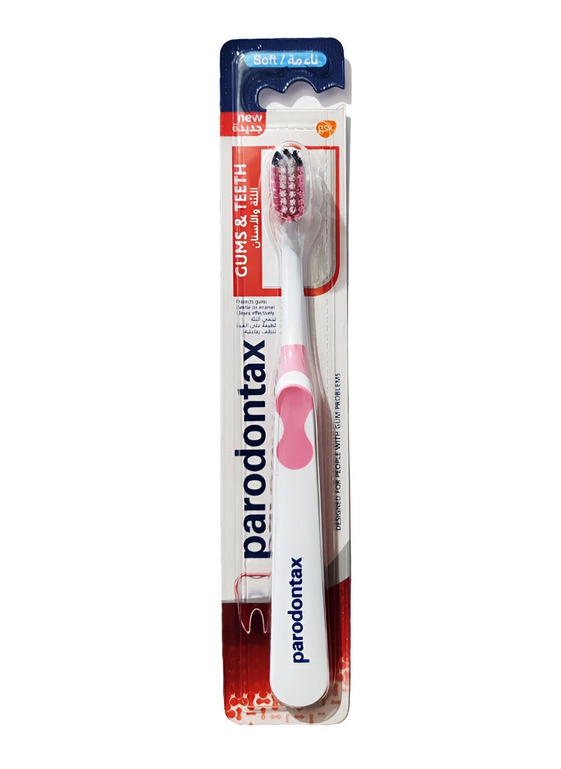 Parodontax Gum and Teeth Soft Toothbrush - Multicolour
