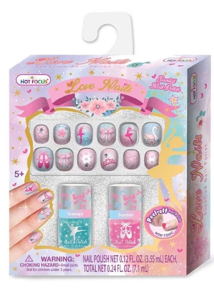 Hot Focus - Hot Focus Love Nails & Scented Nail Polish Set - Image 1