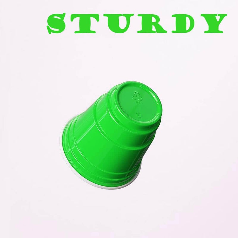 HAOZAN 100ct 2oz. Mini Green Shot Cups  Disposable and Small Size Perfect for Party  Tastings  Sample and More - Image 4
