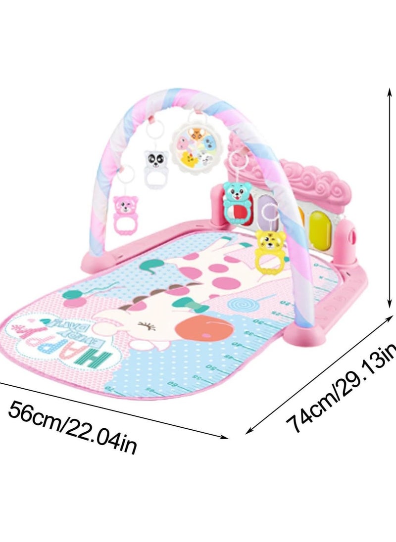 Baby Gyms & Playmats, Musical Activity Play Mat, Baby Gym Play Mat With Toys For Sensory And Motor Skill Development, Deluxe Playmats For Newborn In-fants Todd-lers, For 0-36 Months