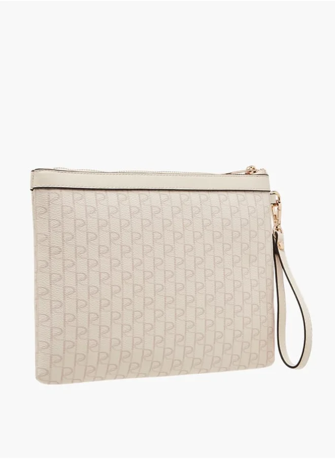 بابريكا Women's Print Clutch with Zip Closure