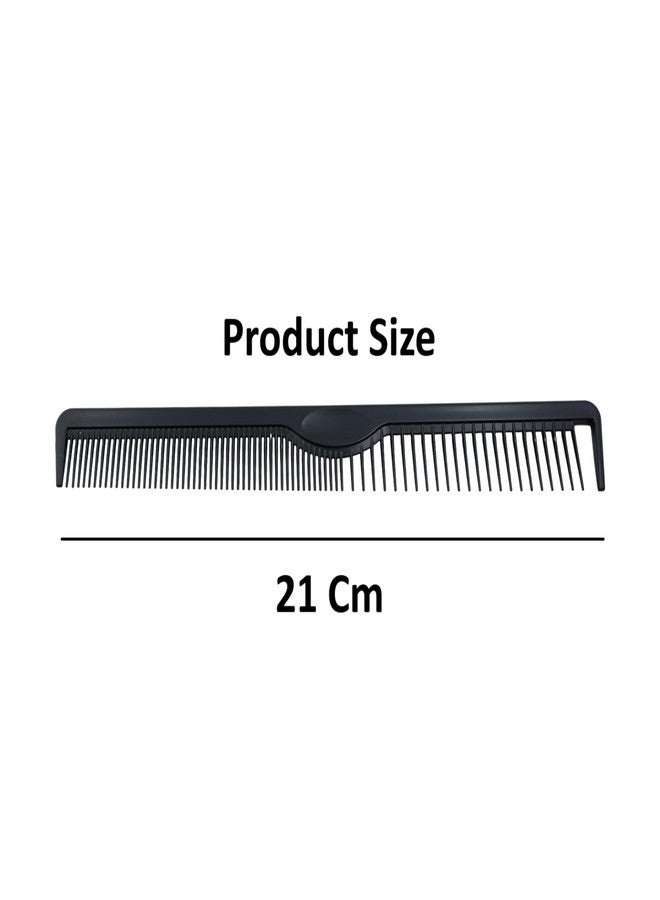 Bigwheels Set Of 2 Hair Cutting Carbon Fiber Antistatic (Model No 4011) Barber Comb - Image 3