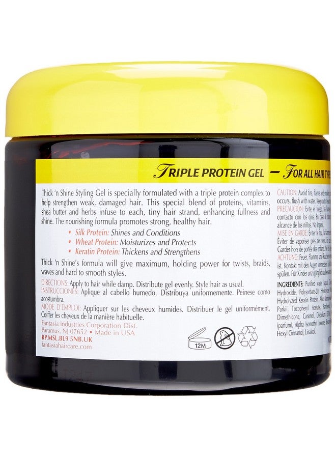 Fantasia Thick 'N Shine Styling Gel 16 Oz - Image 4
