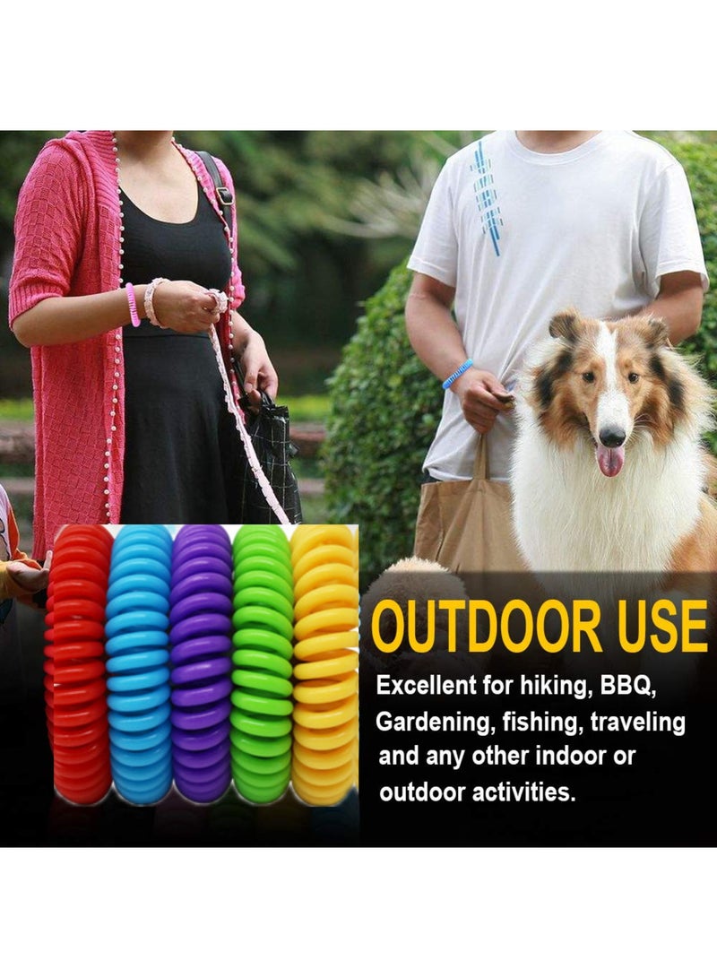 Hayat Comfort 10 Pack, Mosquito Bracelets, DEET Free, Natural and Waterproof Band,   Suitable for Camping, Hiking, Gardening, Fishing, Hunting, Swimming, Traveling.(Random colors)  - Image 2