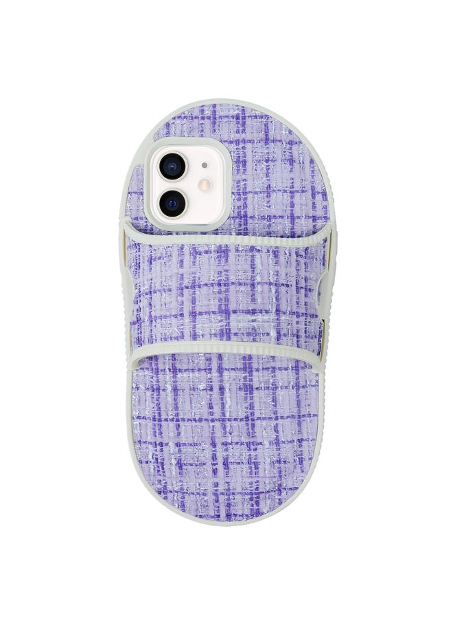 اس-توب جراب لهاتف iPhone 11 بتصميم حذاء من الفلانيل الإبداعي مصنوع من مادة TPU - Image 1