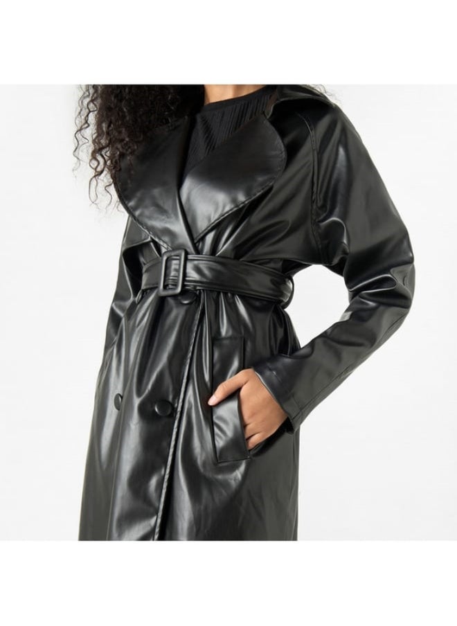 2Xtremz - 2Xtremz Leather Jacket with Long Sleeves and Pockets - Image 1