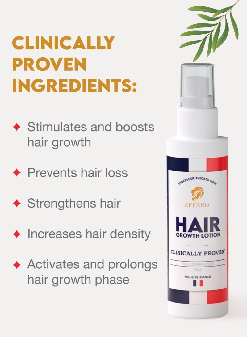 AFFARO Hair Care Lotion Spray 125ML Prevent Hair Loss and Grows Hair and Improves Hair Density and Strengthen Hair - Image 2