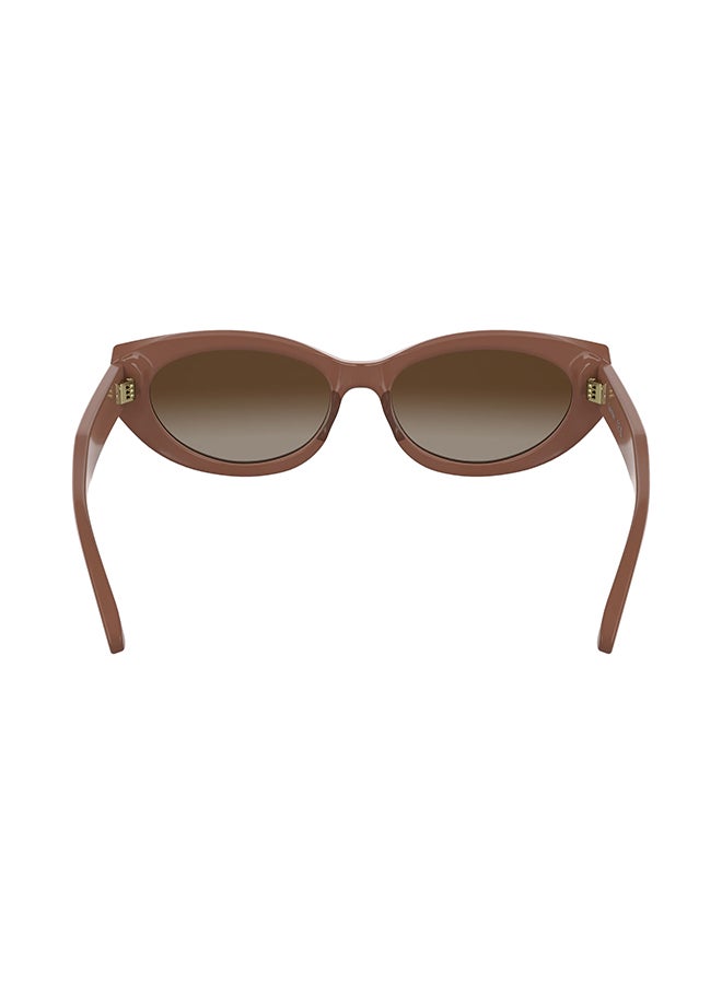 CALVIN KLEIN نظارات شمسية كاملة الإطار من أسيتات كالفن كلاين CK25502S 5417 (601) روز أوبالين - Image 3