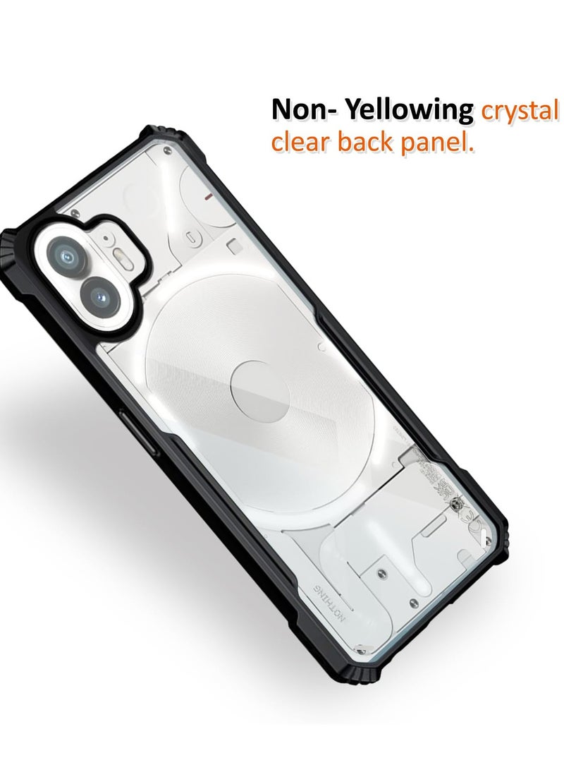 Wtech Hybrid TPU Silicone With Raised Armour Bumpers Slim Case Cover For Nothing Phone (2) 5G 2023  Black - Image 4