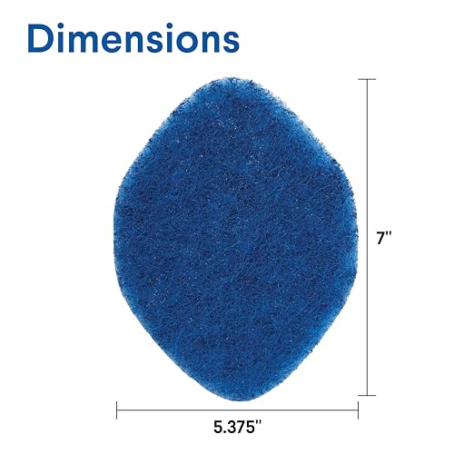 Clorox Extendable Tub & Tile Scrubber Refill, Diamond-Shaped Head Replacement Scrubber Pad, Blue - Image 2