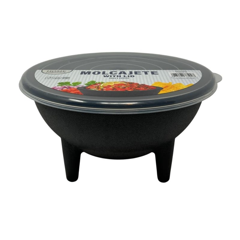 GODAGE Large Salsa Bowl with Lid (45oz), Serve Salsa, Guacamole, Dips, and Your Signature Hot or Cold Side Dishes, Microwave, Freezer and Dishwasher Safe, BPA Free - Image 2
