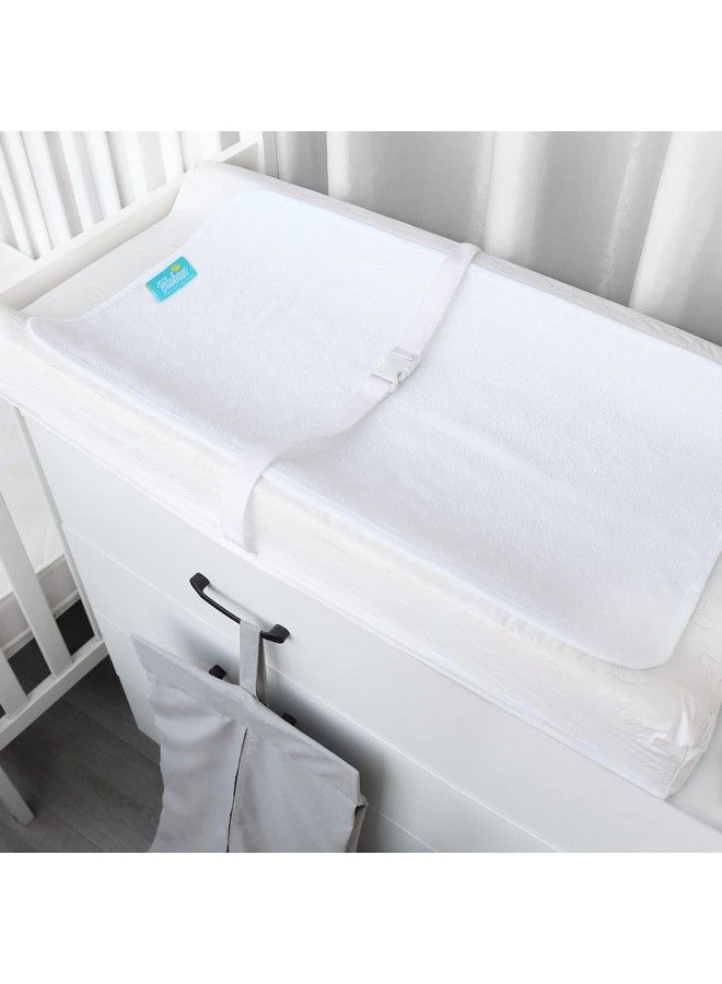 Biloban Changing Pad Liner 5 Count Waterproof Baby Diaper Changing Pad Cover 28" X 15" Larger Cotton Flannel Absorbent & Skinfriendly Portable Changing Pad Liners (Solid Improved Thickness) - Image 3