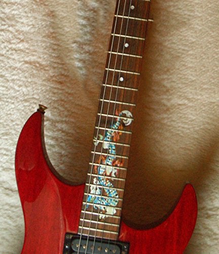 Inlaystickers Fretboard Markers Inlay Stickers Decals for Guitars - Dragon - Whire Pearl - Image 3