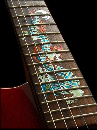 Inlaystickers Fretboard Markers Inlay Stickers Decals for Guitars - Dragon - Whire Pearl - Image 2